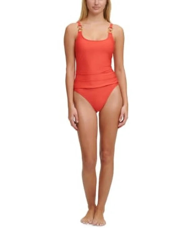 DKNY PARADISizeE Classic Tank One-Piece Sizewimsuit, USize 10