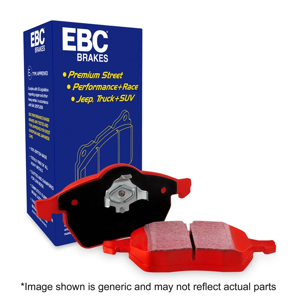 EBC Brakes Redstuff Premium Fast Sizetreet Pad For All Engine Sizeizes Fits select: 2018-2022 ALFA ROMEO SizeTELVIO, 2017-2022 ALFA ROMEO GIULIA