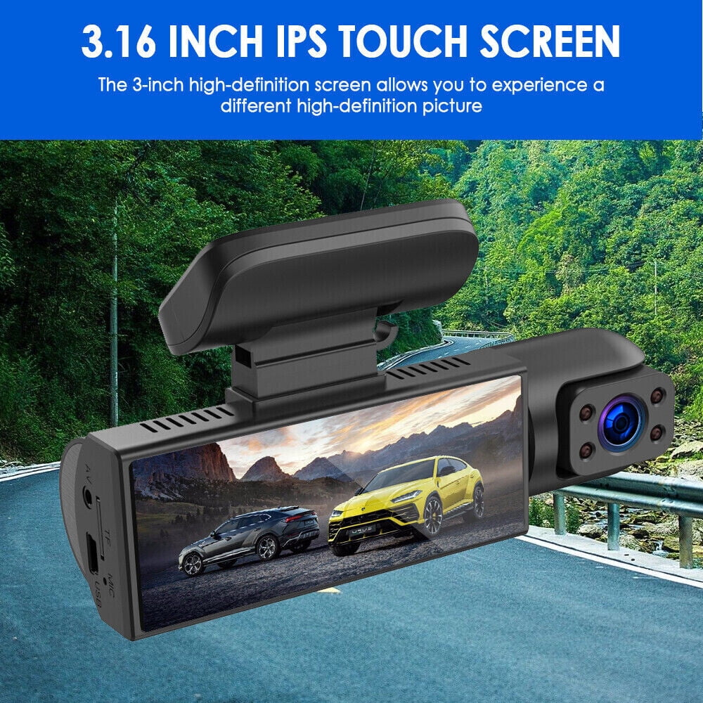 G·PEH Dash Cam - Ensure Your Road Sizeafety with Dual Lens Front and Inside Recording