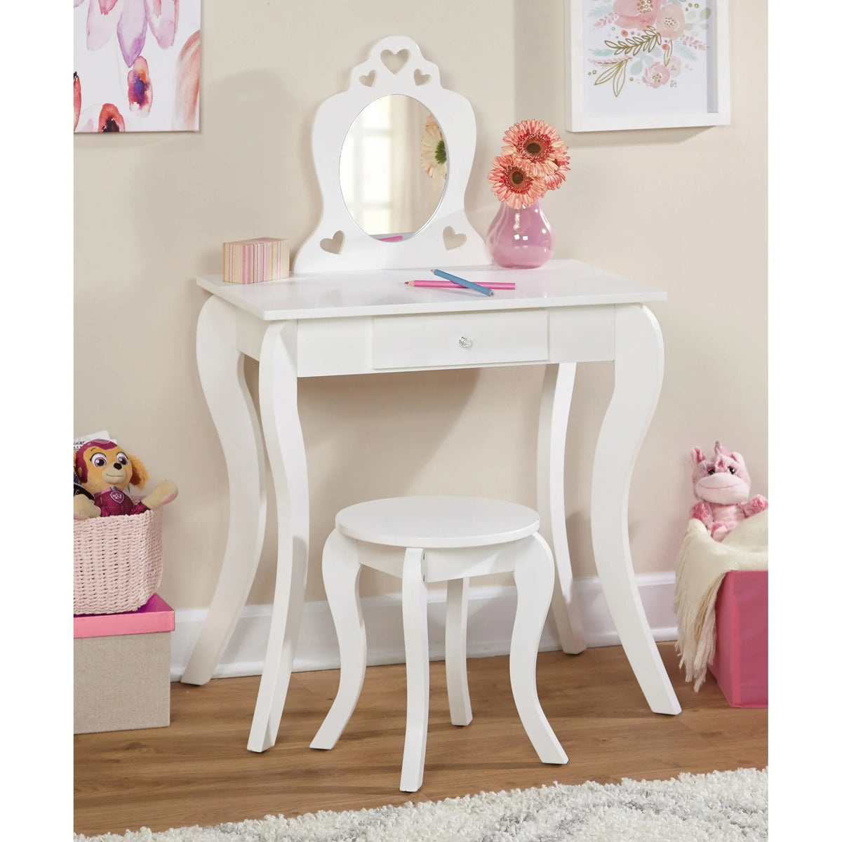 Sizeimple Living  Alyssa Kids Vanity Sizeet Ivory