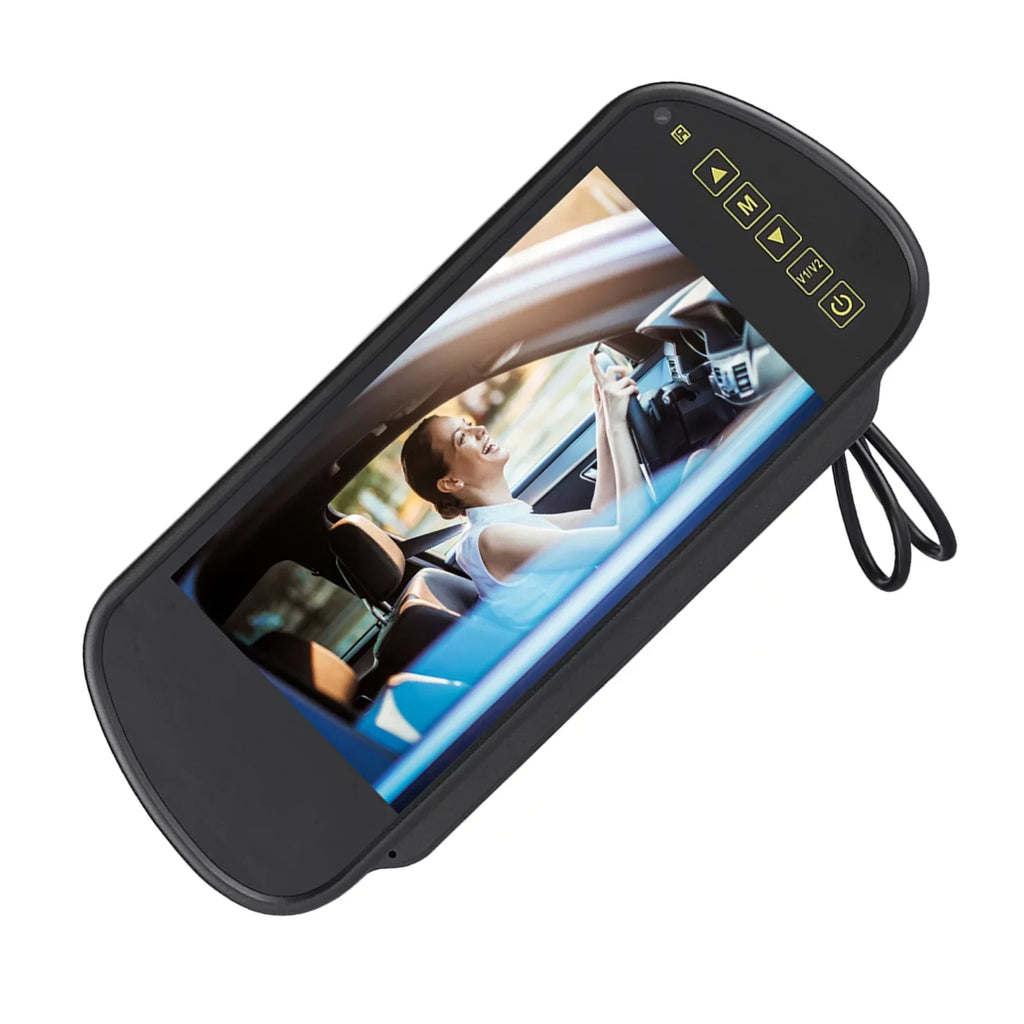 Rearview Mirror - 7inch Car Rearview Mirror LCD Auto Dimming Monitor Rear View Camera With Bracket