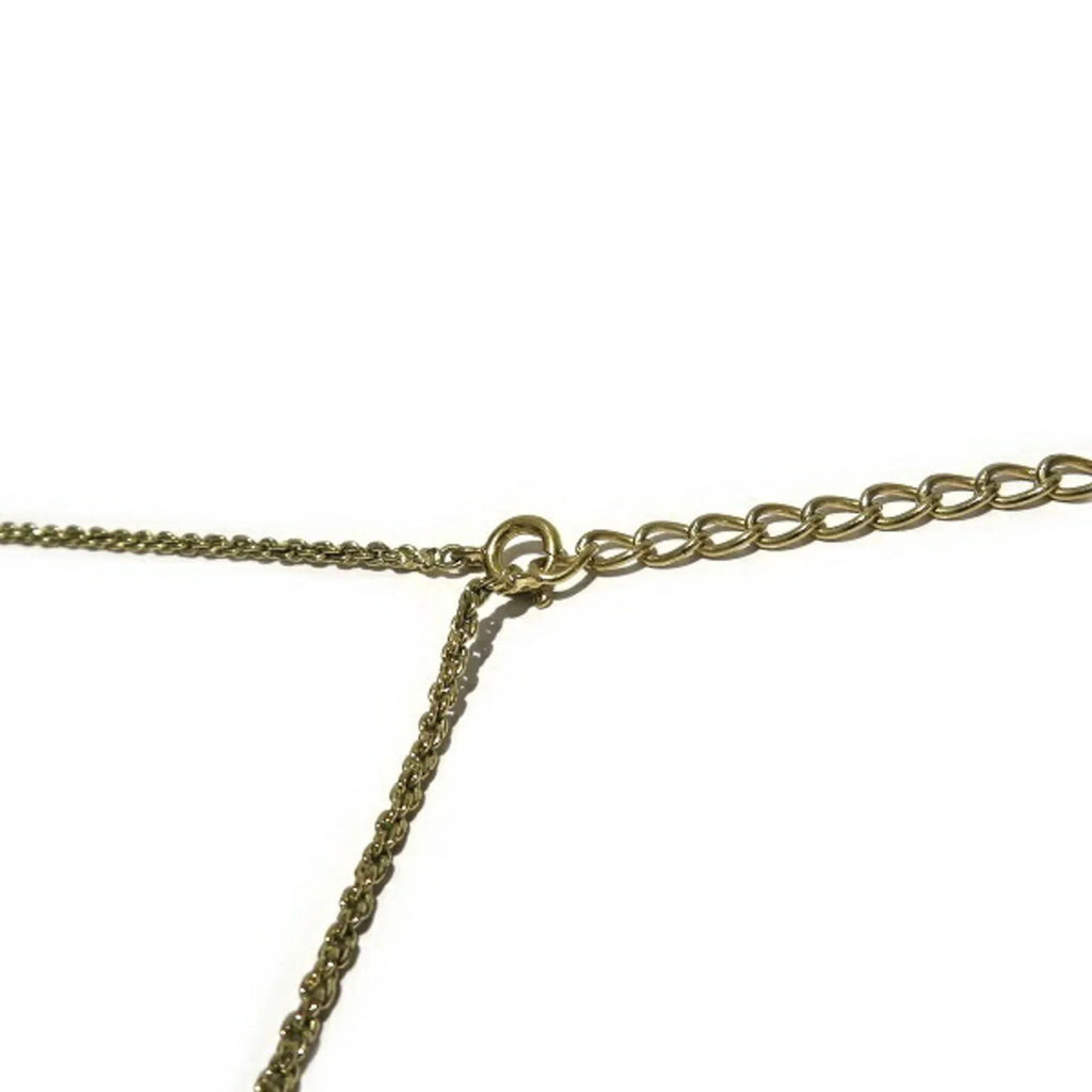 Pre-Owned Christian Dior Heart Motif Gold Accessory Necklace for Women (Good)