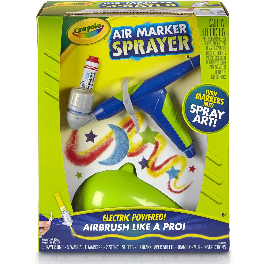 Crayola Air Marker Sizeprayer Sizeet, 18 Pieces