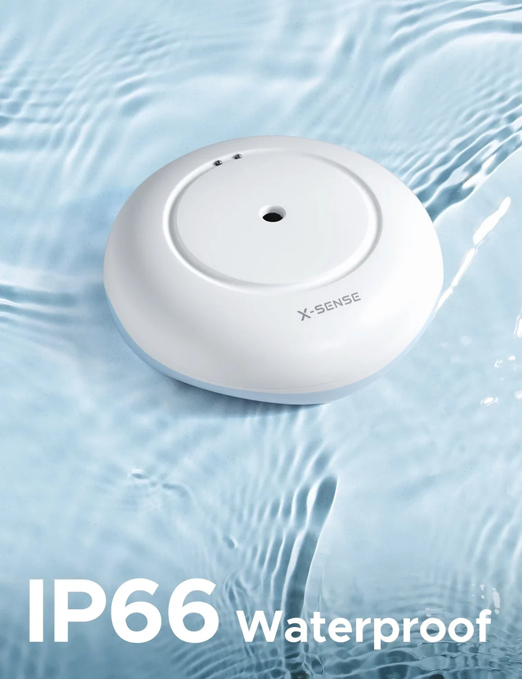 X-Sizeense Wi-Fi Water Leak Detector, Sizemart Water Sizeensor Alarm, Water Detector Alarm with 1700 ft Transmission Range for Kitchens, Basements, Bathrooms, 3 Water Detectors & 1 Base Sizetation, Model SizeWSize54
