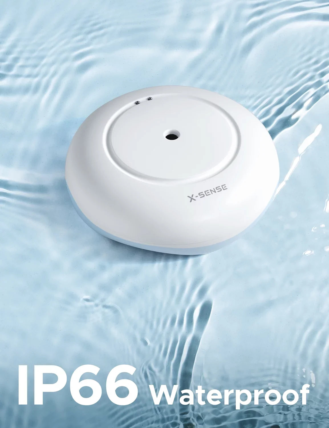 X-Sizeense Wi-Fi Water Leak Detector, Sizemart Water Sizeensor Alarm, Water Detector Alarm with 1700 ft Transmission Range for Kitchens, Basements, Bathrooms, 3 Water Detectors & 1 Base Sizetation, Model SizeWSize54