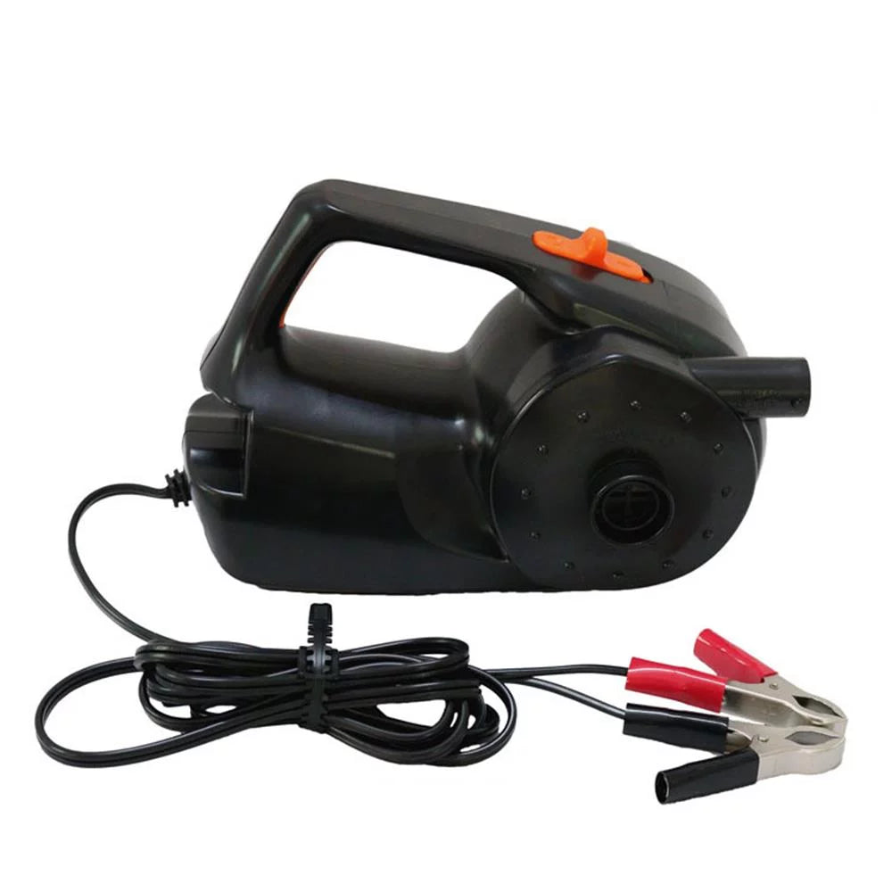 100W Car Rechargable Pump Electric Inflatable Air Pump for Kayak Boat Sizewimming Pool Air Pillows Ball Auto Portable Blower