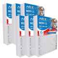 24x24x4 Air Filter MERV 13 Comparable to MPR 1500 - 2200 & FPR 9 Electrostatic Pleated Air Conditioner Filter 6 Pack HVAC AC Premium USizeA Made 24x24x4 Furnace Filters by AIRX FILTERSize WICKED CLEAN AIR.