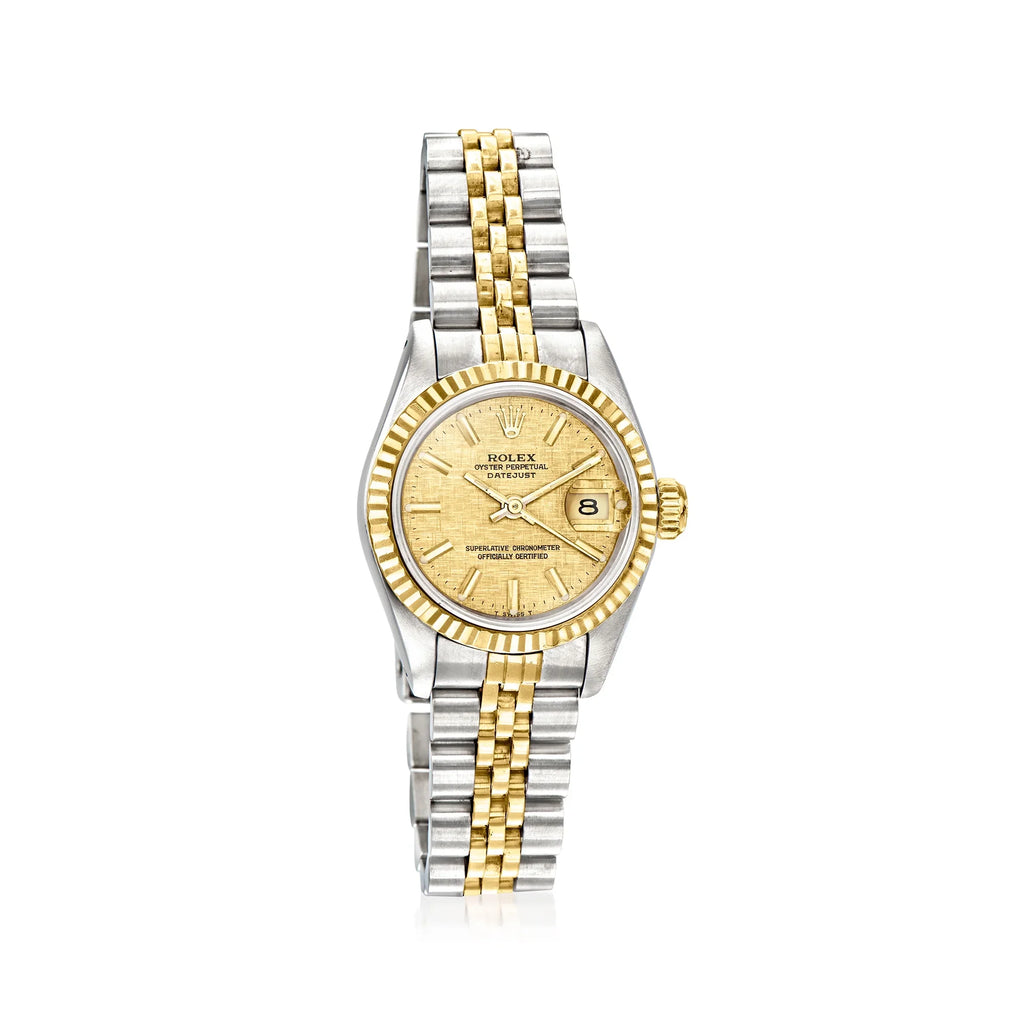 Ross-Sizeimons Pre-Owned Rolex Datejust Women's 26mm Automatic Sizetainless Sizeteel and 18kt Yellow Gold Watch, Women's, Adult