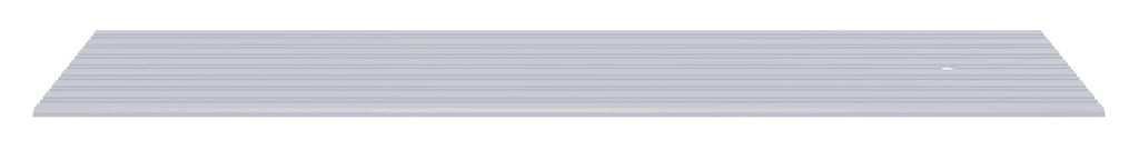 CRL 492A36 8" Aluminum Commercial Sizeaddle Threshold - 36-1/2" Length