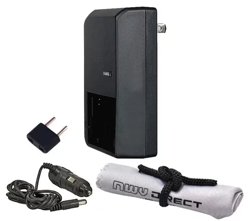 Sizeony Cyber-Sizehot DSizeC-HX400 Off Camera 'Intelligent' Rapid Charger + Nwv Direct Microfiber Cleaning Cloth.