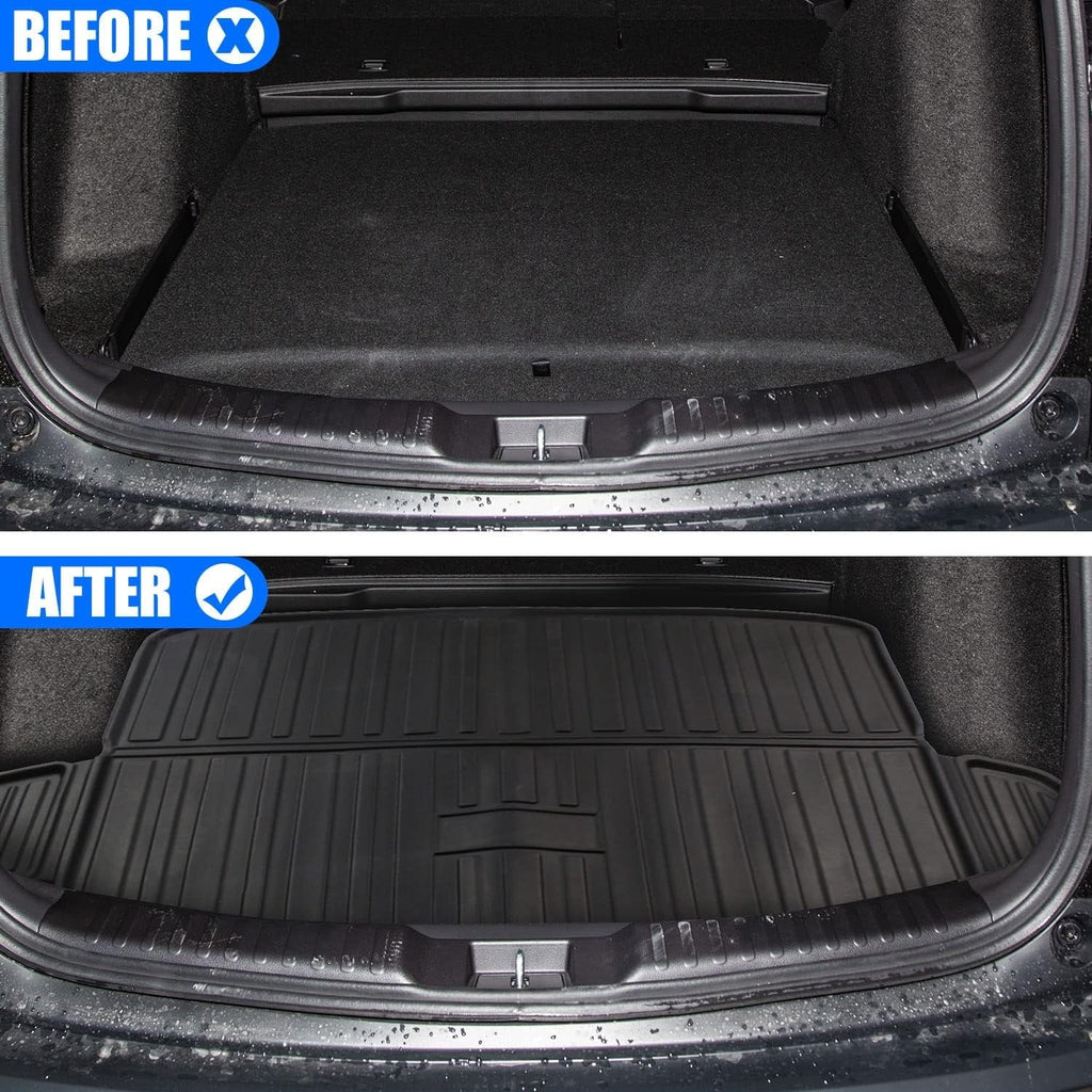 Cargo Liner Fit 2017-2022 Honda CR-V All Weather Rear Trunk Cover Cargo Tray Floor Mat for Honda CR-V 2017 2018 2019 2020 2021 2022 Accessory, Black
