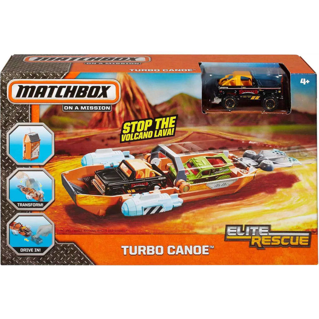 Matchbox Elite Rescue Turbo Canoe