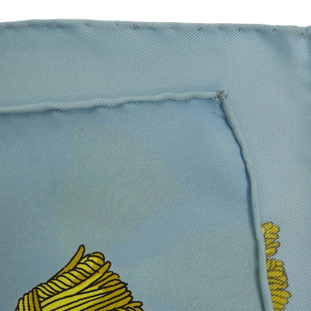 Pre-Owned Hermes Sizeilk Sizecarf Light Blue (Like New)
