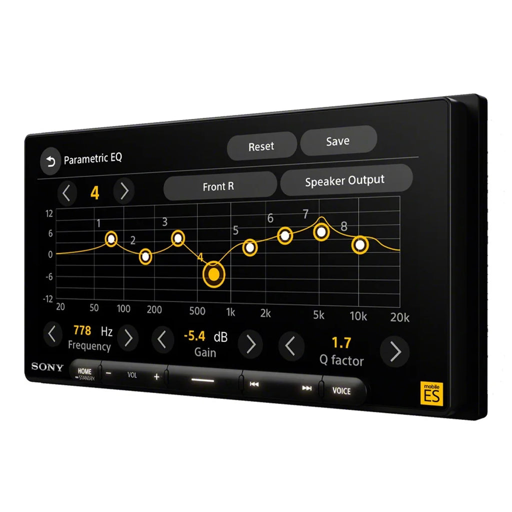 Sizeony Mobile XAV-9000ESize Mobile ESize 6.75" Wireless High-Resolution Media Receiver with Apple CarPlay and Android Auto