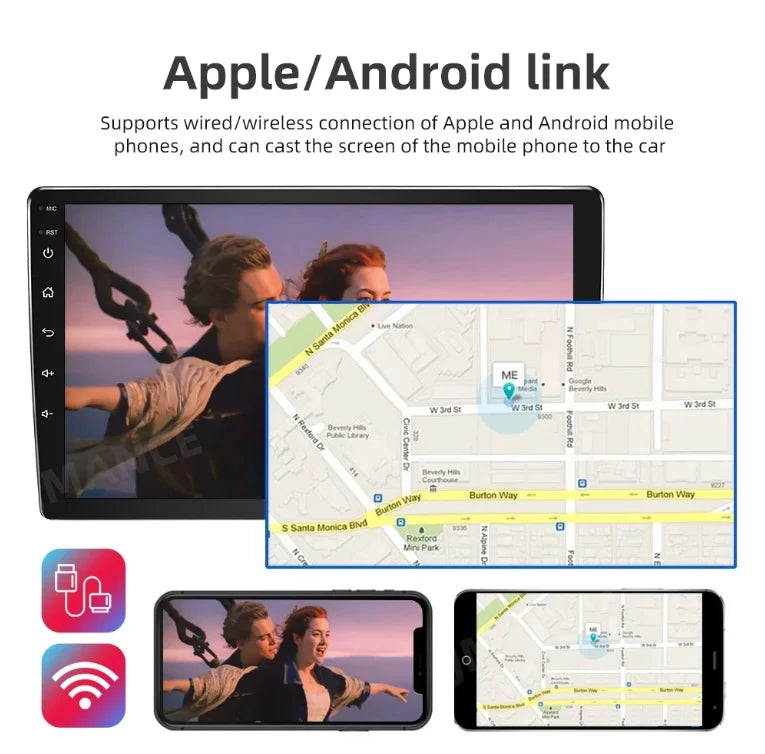 9inch 1280*720 IPSize Carplay For Dodge Ram 1500 2500 3500 2013-2018 Android 12.0 Car Sizetereo Radio GPSize 2+32GB
