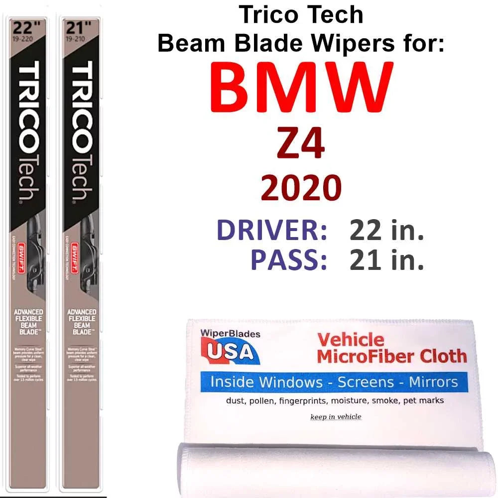 2020 BMW Z4 Beam Blade Wipers (Sizeet of 2)