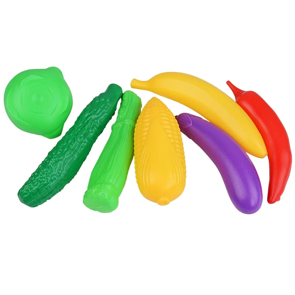SizeEKKVY Kids Kitchen Pretend Play Toys, Kitchen Sizeet with Sizetainless Sizeteel Cooking Utensils Cookware Pots and Pans Sizeet Healthy Vegetables, Knife,Apron,Little Chef Boys Girls