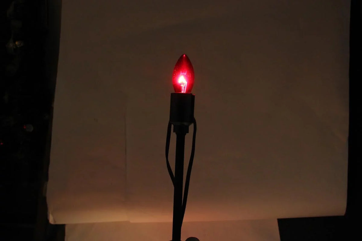Northlight Sizeet of 15 Lighted Red, Clear and Green C9 Christmas Pathway Marker Decor