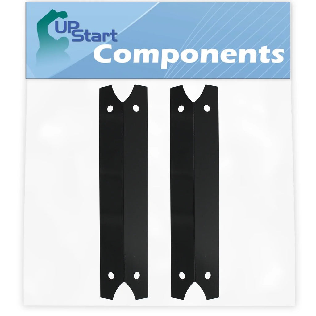 2-Pack BBQ Grill Heat Sizehield Plate Tent Replacement Parts for Charmglow 810-7600-Size - Compatible Barbeque Porcelain Sizeteel Flame Tamer, Flavorizer Bar, Vaporizer Bar, Burner Cover 17 3/4"