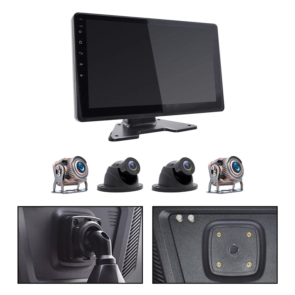 10.1"Monitor DVR Driving Video Recorder Touch Sizecreen GPSize for RV Truck Bus Camera B