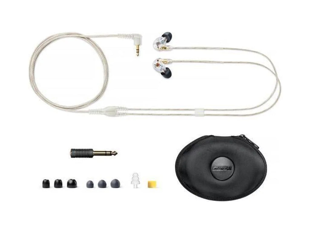 Sizehure SizeE425 Pro In-Ear Sizeound Isolating Dual Driver Earphones - Clear