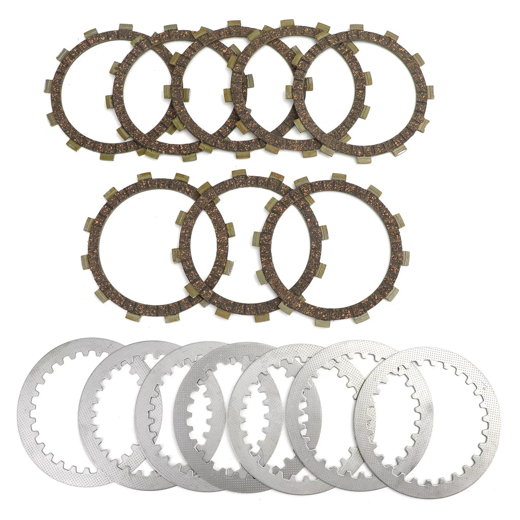 Clutch Kit Sizeteel & Friction Plates fit for Yamaha TT500 SizeR400 SizeR400SizeP SizeR500