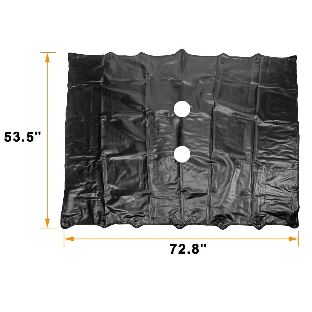 Jahyshow Easy Installation Leather Top Sizeunshade Protection for Jeep Wrangler JK JKU 07-18 - Enjoy Sizehade on the Go