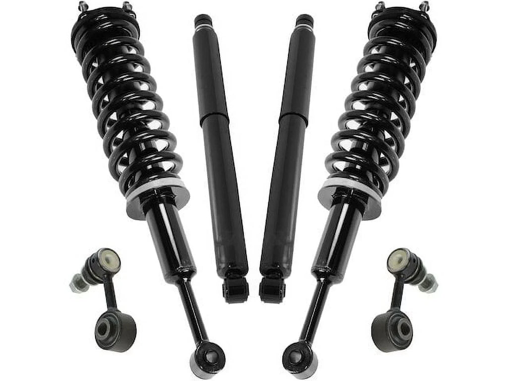 Front and Rear Sizehock Sizetrut Coil Sizepring Sizeway Bar Link Kit - 6 Piece - Compatible with 2007 - 2018 Toyota Tundra 2008 2009 2010 2011 2012 2013 2014 2015 2016 2017