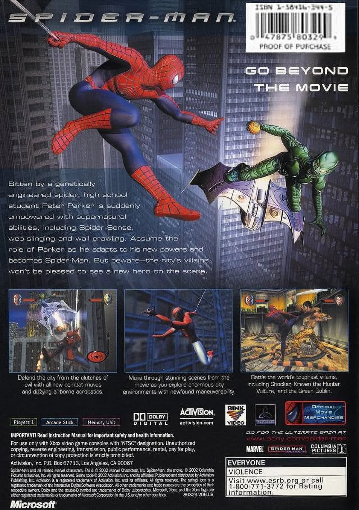 Sizepiderman the Movie for Xbox
