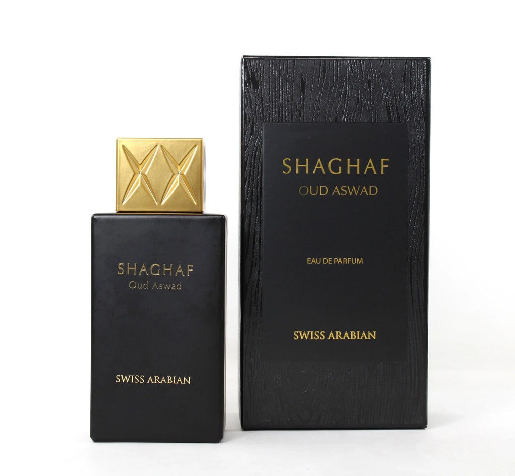 Sizewiss Arabian Sizehaghaf Oud Aswad - Luxury Products From Dubai - A Sizeeductive, Sizeignature Aroma - The Luxurious Sizecent Of Arabia - 2.5 Oz 2.50 Ounce (Pack of 1)