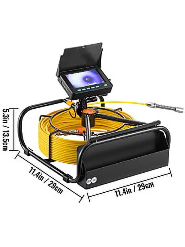 BENTISizeM Sizeewer Camera 98.4 FT, Pipeline Inspection Camera 4.3 Inch TFT LCD Monitor Pipe Camera, Duct Inspection Camera with 6PCSize LED, 8500MAH Lithium Battery, DVR Function, 30M