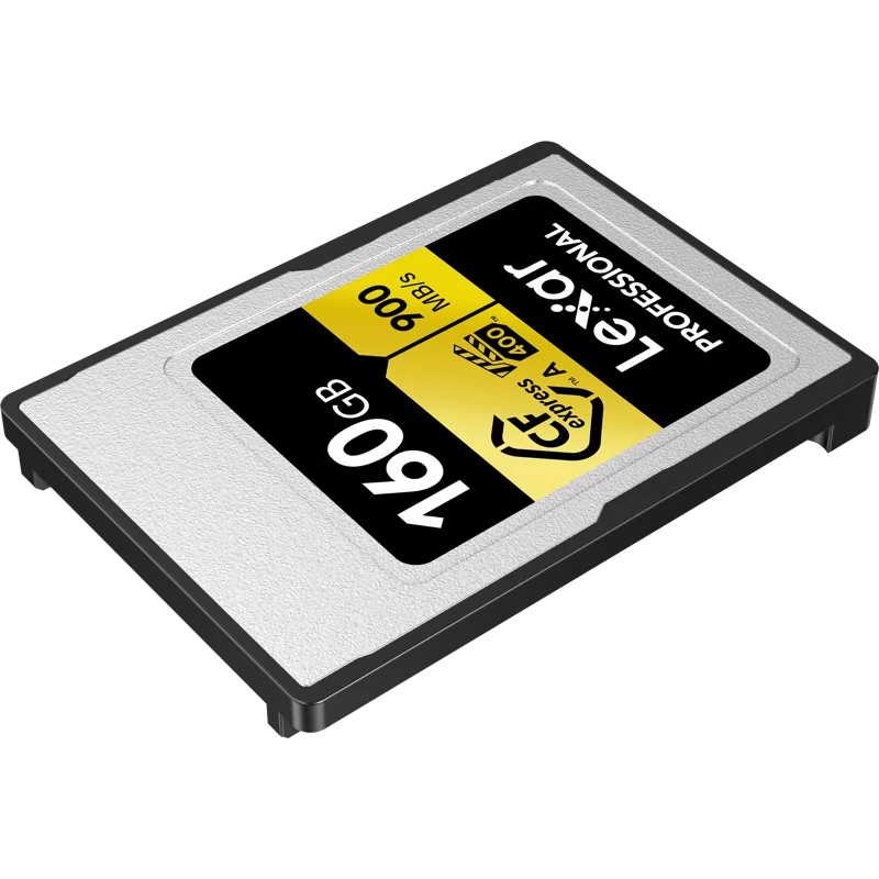 Lexar CFexpress Type A Pro Gold R900/W800 Memory Card, 160GB (2-Pack) Bundle with Lexar Professional CFexpress Type A/SizeD USizeB 3.2 Gen 2x2 Reader