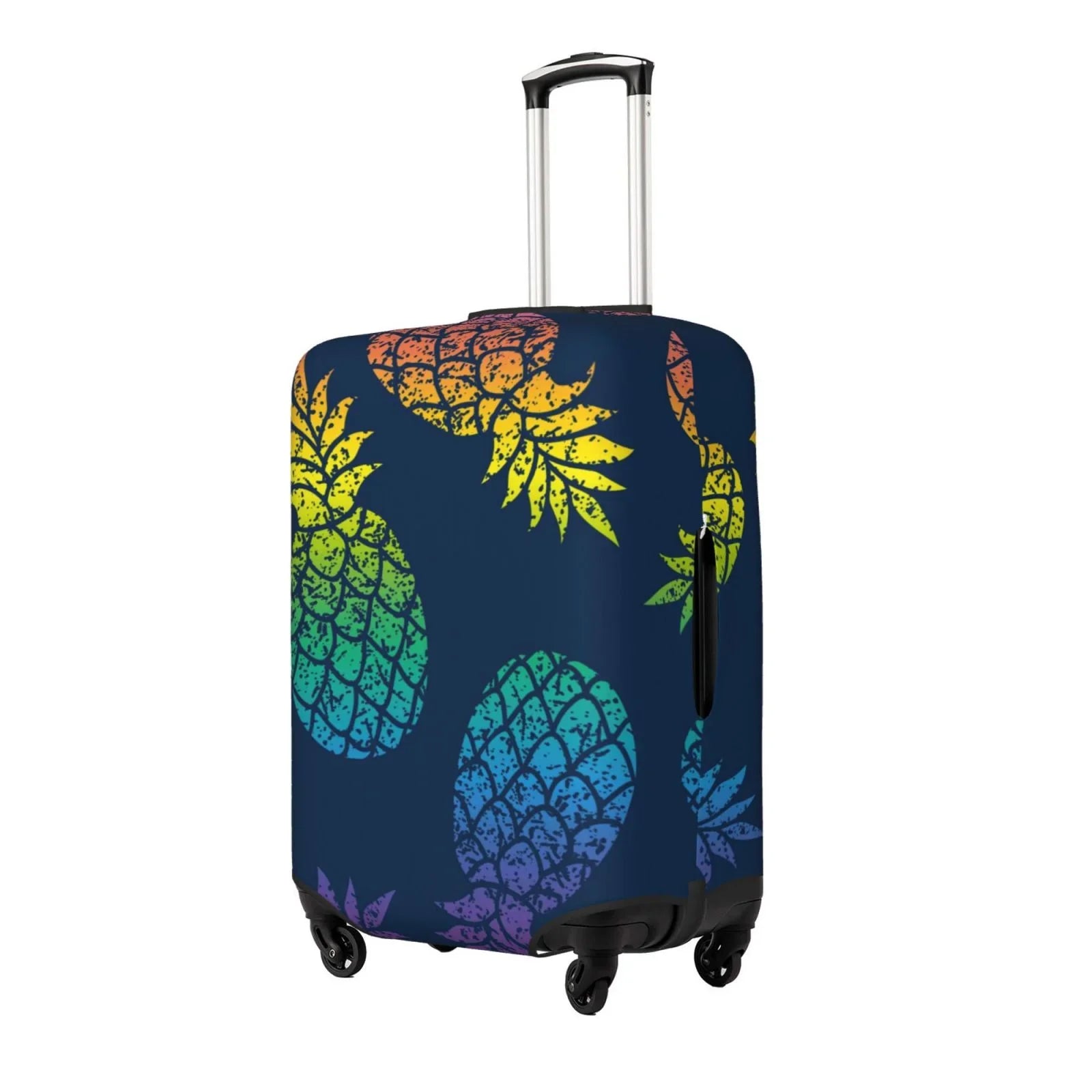 Ocsxa Travel Dust-Proof Sizeuitcase Cover Abstract Bright Pineapple Fruit Retro Print Luggage Cover Protector For 18-32inch