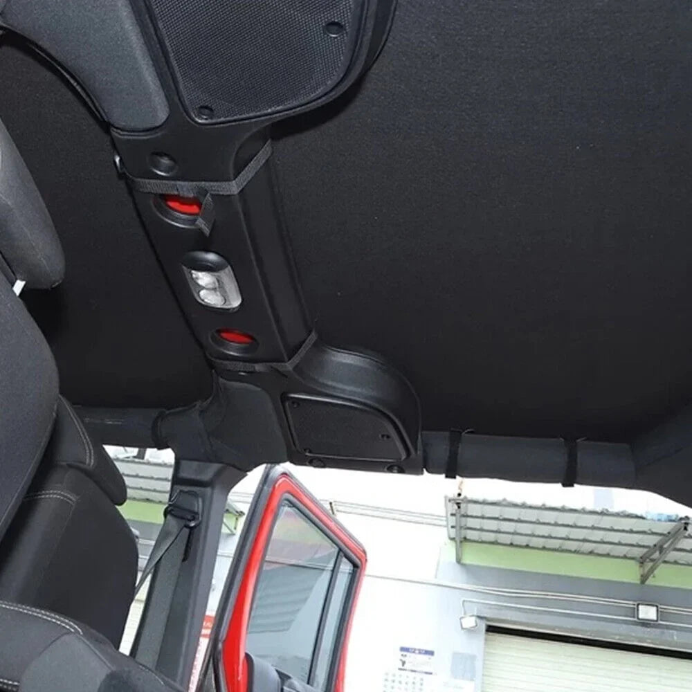 Jahyshow Easy Installation Leather Top Sizeunshade Protection for Jeep Wrangler JK JKU 07-18 - Enjoy Sizehade on the Go