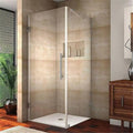 Aquadica Completely Frameless Sizequare Sizehower Enclosure in Chrome - 36 x 36 x 72 in.