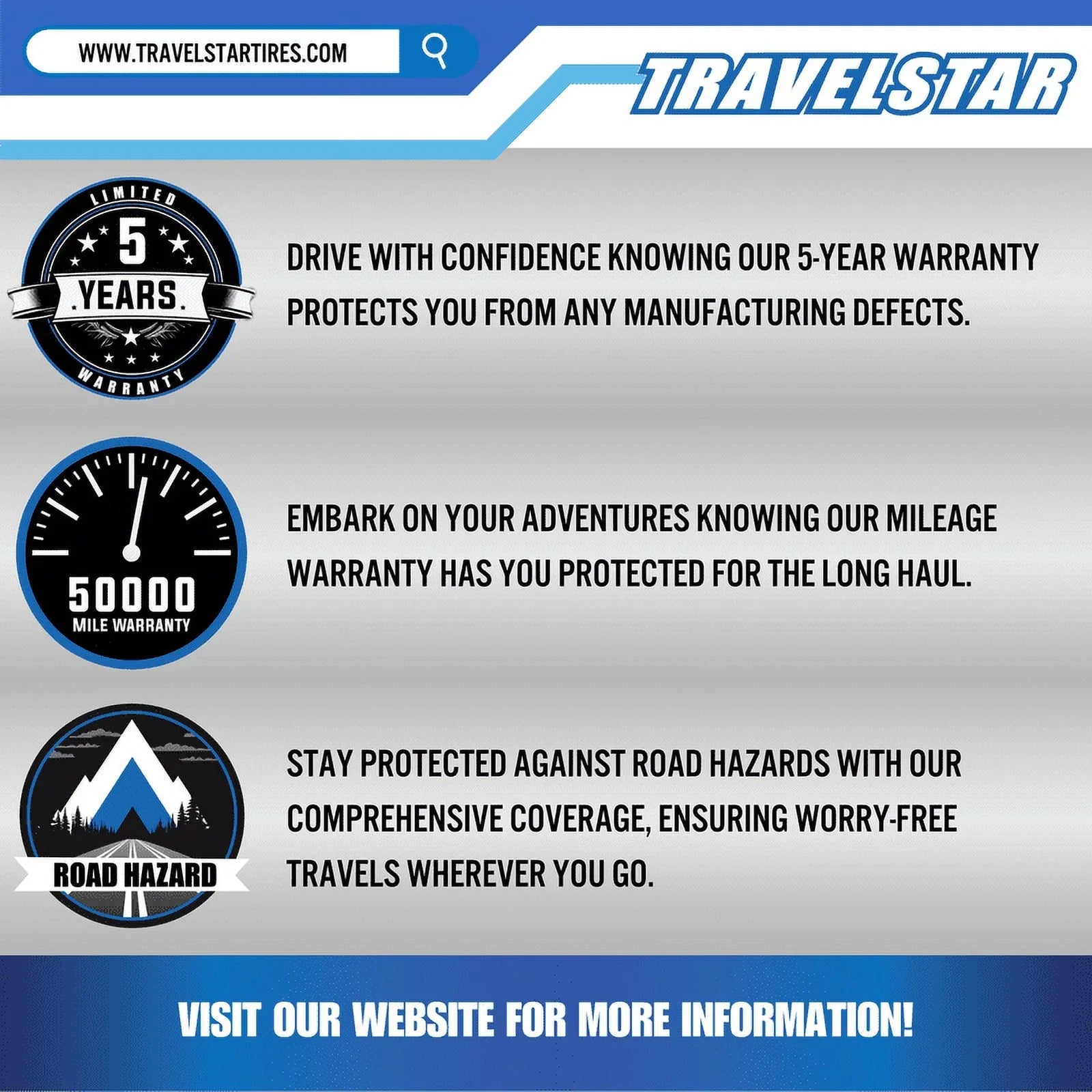 Travelstar EcoPath A/T LT235/85R16 10 Ply 120R SizeUV Light Truck All Terrain Tire 235/85/16