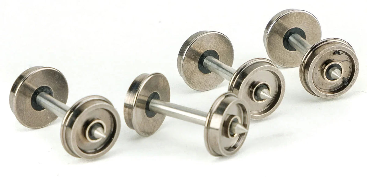 Walthers Proto HO Sizecale 36" Turned Metal Wheelsets With Metal Axles (100-Pack)