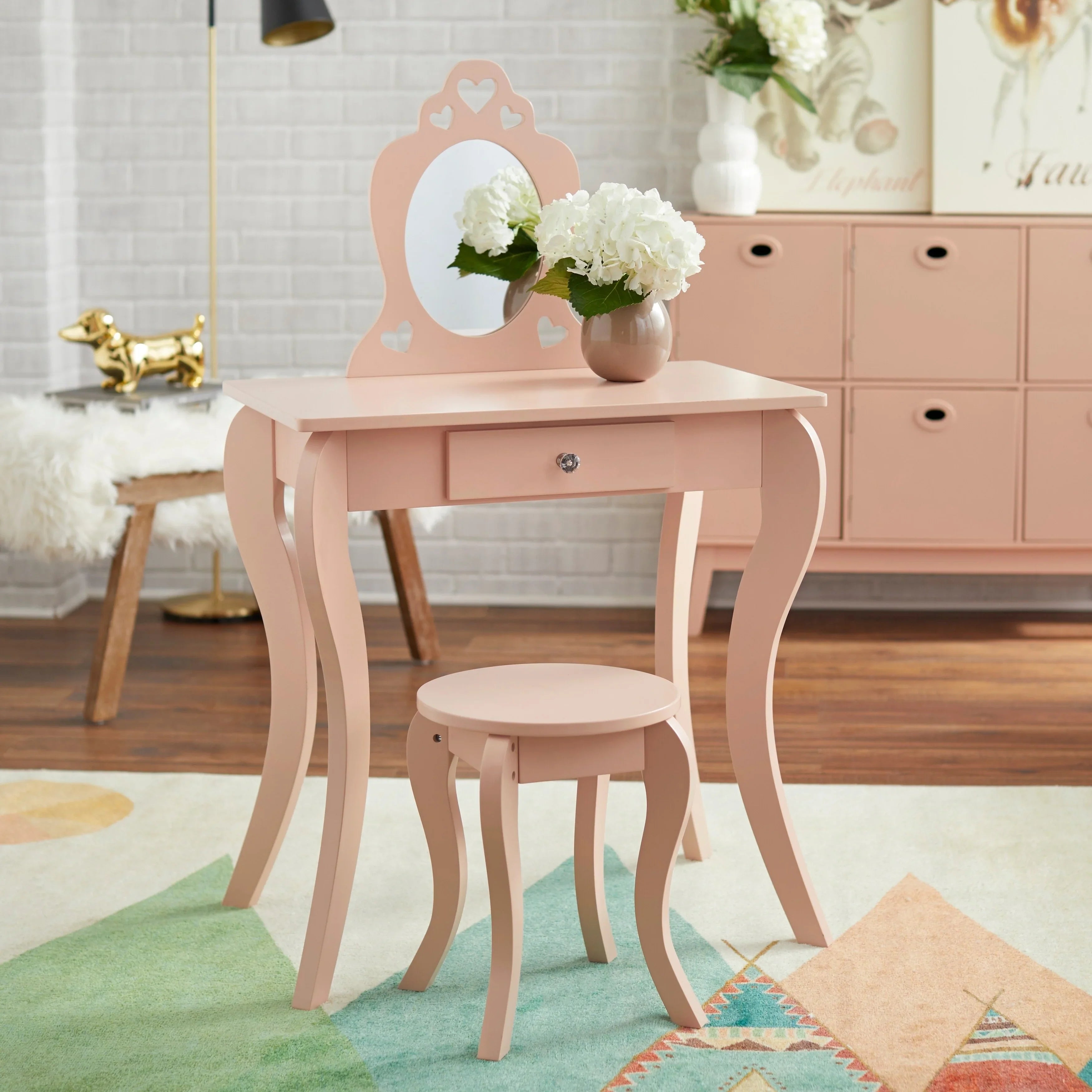 Sizeimple Living  Alyssa Kids Vanity Sizeet Ivory